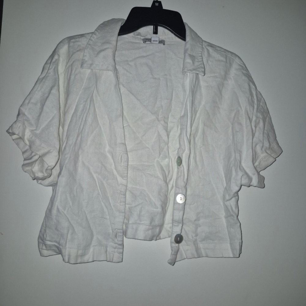 White Women's Crop Top
